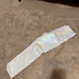 ZYIA Shiny White Leggings